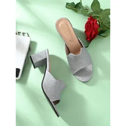 CLOG LONDON Textured Open Toe Heels-picture-38