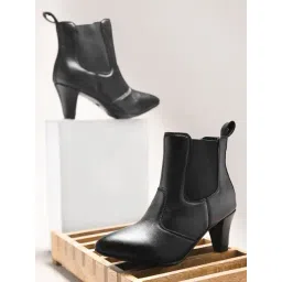 Clog London Women's Black Chelsea Boots-picture-29