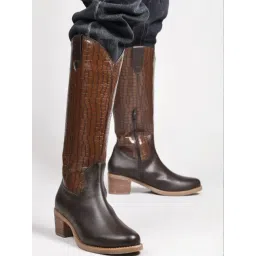 Clog London Women's Brown Casual Booties-picture-17