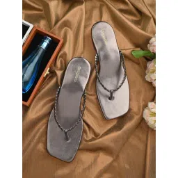 Clog London Women's Grey Thong Sandals-picture-20