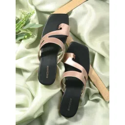 Clog London Women's Rose Gold Toe Ring Sandals-picture-23