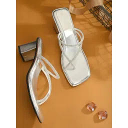 Clog London Women's Silver Toe Ring Sandals-picture-14