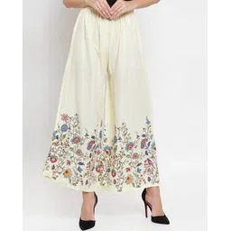 clora creation Floral Print Palazzos-picture-37