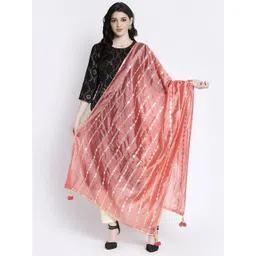 Clora Creation Geometric Gotta Patti Embroidered Dupatta-picture-37