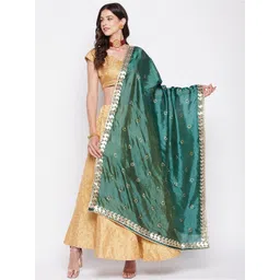 Clora Creation Gotta Patti Floral Embroidered Dupatta-picture-14