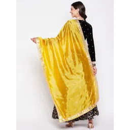 Clora Creation Gotta Patti Floral Embroidered Dupatta image 4