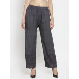 Clora Creation Women Floral Self Design Palazzos-picture-12