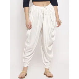 Clora Creation Women Off-White Solid Dhoti Salwar-picture-31