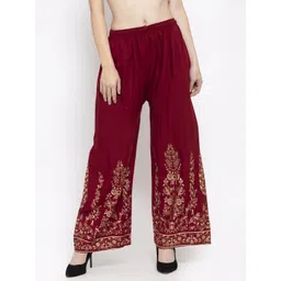 Clora Creation Women Printed Flared Palazzos-picture-10