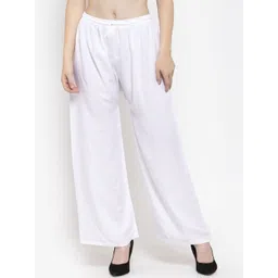 Clora Creation Women White Solid Straight Palazzos-picture-25