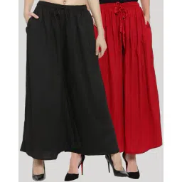 clora creation Pack of 2 Flared Palazzos image 1