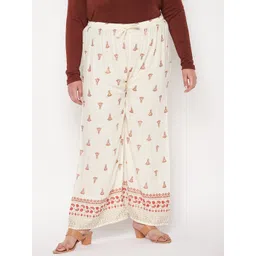 CLORA CREATION PLUS Women Ethnic Motifs Printed Widr Leg Palazzos-picture-15