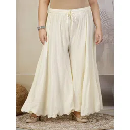 CLORA CREATION PLUS Women Flared Ethnic Palazzos-picture-25