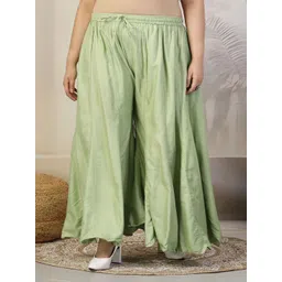 CLORA CREATION PLUS Women Flared Ethnic Palazzos-picture-13