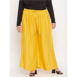 CLORA CREATION PLUS Women Flared Palazzos-picture-34