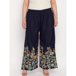 CLORA CREATION PLUS Women Floral Printed Palazzos-picture-17