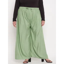 CLORA CREATION PLUS Women Wide Leg Fit Palazzos-picture-21