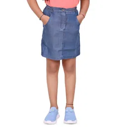 Cloth Bites Girls A-Line Above-Knee Checkered Skirts-picture-47