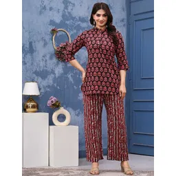 Cloth Bites Printed Pure Cotton Top With Palazzo Co-Ords-picture-30