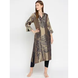 Cloth Haus India A-Line V-Neck Cotton Kurta-picture-18