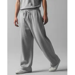 cloth n code Men Solid Silver Track Pants-picture-22