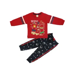 Clothe Funn Boys Graphic Printed T-shirt With Pyjamas-image-12