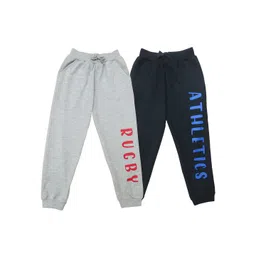 Clothe Funn Boys Pack Of 2 Cotton Joggers-image-0