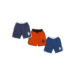 Clothe Funn Boys Pack Of 3 Mid Rise Cotton Shorts-image-45