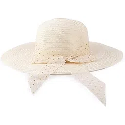 clothera Lightweight Summer Brim Straw Beach Hats for Women-picture-56