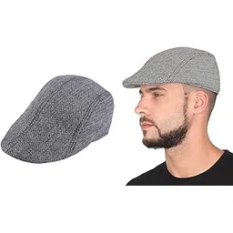 CLOTHERA Men's Casual Golf/Flat Caps-picture-31