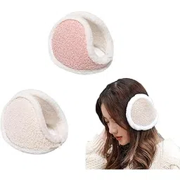 clothera Winter Foldable Furry Warm earmuffs in Pastel Colours for Women (Pack of 2)-picture-41