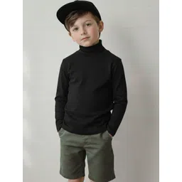 CLOTHIFY Boys Cotton High Neck Tshirts-picture-58