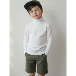 CLOTHIFY Boys Cotton High Neck Tshirts-picture-58