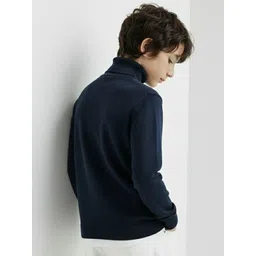 CLOTHIFY Boys High Neck Woolen Pullover Sweater image 2