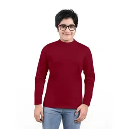 CLOTHIFY Boys Maroon Tshirts-picture-38