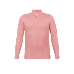 CLOTHIFY Boys Ribbed Pullover with Zip Detail Detail-picture-22