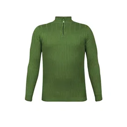 CLOTHIFY Boys Ribbed Pullover with Zip Detail Sweater-picture-35