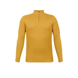 CLOTHIFY Boys Ribbed Pullover With Zip Detail Sweater-picture-41