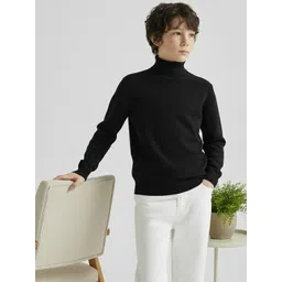 CLOTHIFY Boys Turtle Neck Woollen Winter Pullover Sweater image 2