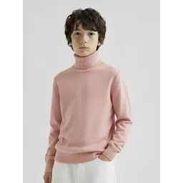 CLOTHIFY Boys Woolen High Neck Pullover Sweater-picture-43