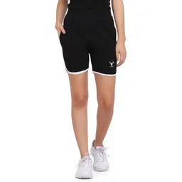 clothina Solid Women Black Basic Shorts-picture-26