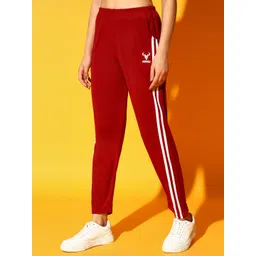 clothina Women Solid Maroon Track Pants-picture-38