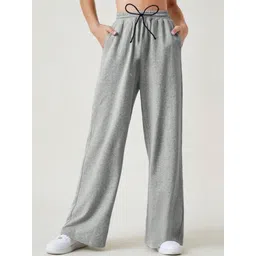 CLOTHINK INDIA Women Organic Cotton Relaxed Fit High-Rise Wide Leg Trouser-picture-38