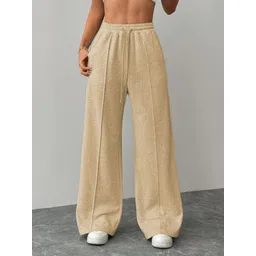 clothink india Women Solid Beige Track Pants-picture-18