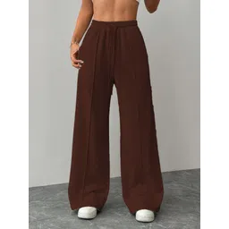 clothink india Women Solid Brown Track Pants-picture-22