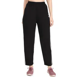 clothmaster Women Striped Black Track Pants-picture-26