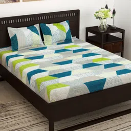 clothology Cotton Double Flat 144 TC Jaipuri Prints Bedsheet-picture-27