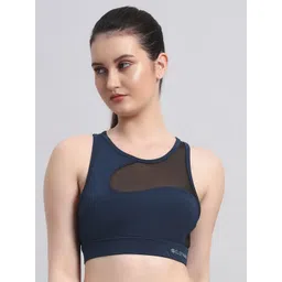 CLOTHWIK COLLECTION Moisture Wicking Seamless Styled Back Slip-On Full Coverage Sports Bra-picture-23