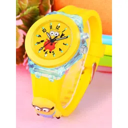 Cloudwood Boys Patterned Dial & Straps Analogue Multi Function Watch 327 Minion-picture-21