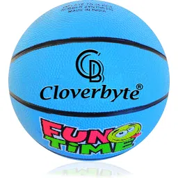 cloverbyte FUNTIME Junior Size 3 Blue Basketball For Kids PlayZone Basketball - Size: 3-picture-18